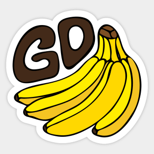 Go Bananas Sticker